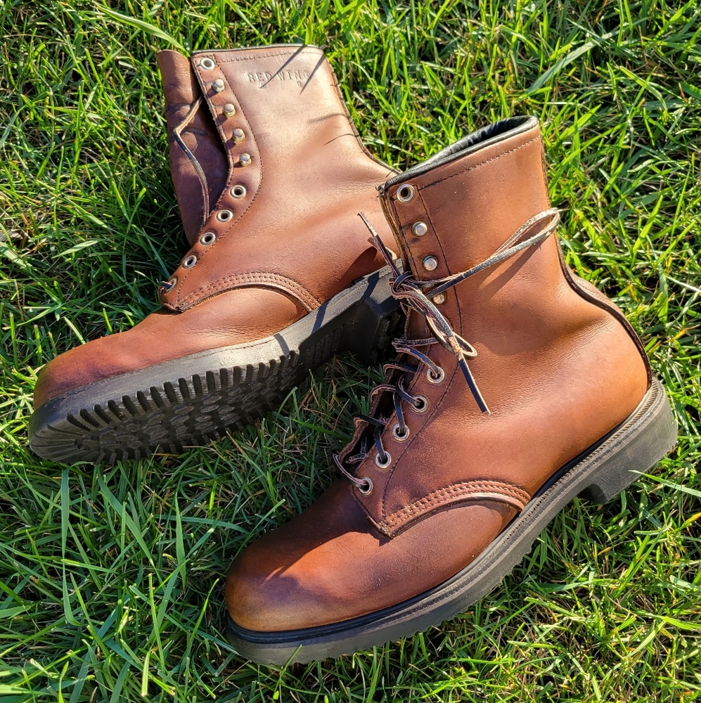 Vintage RED WING Supersole Insulated Leather Boots Size 9.5 B Mens